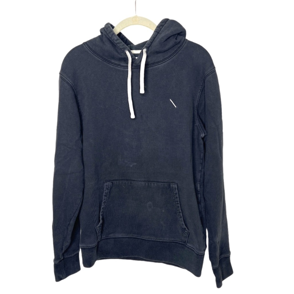 Saturdays New York City | Mens Black Hoodie Bowery Slash Logo Medium